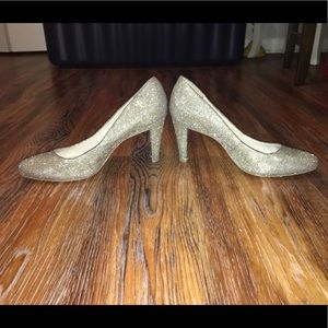 Vince Camuto Gold/Silver Pumps